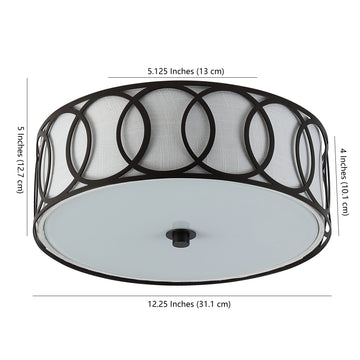 Aria Metal LED Flush Mount